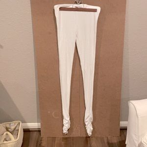 Free People Intimates off white waffle leggings